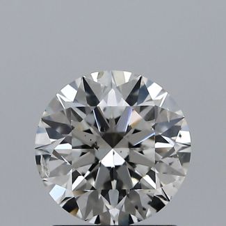 1.21 Carat Round H SI2 EX GIA Natural Diamond