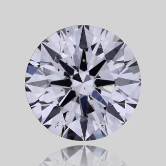 0.72 Carat Round E SI1 EX GIA Natural Diamond