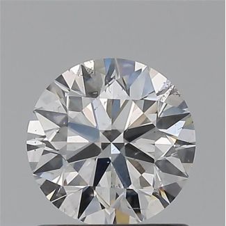 0.80 Carat Round E SI1 EX VG GIA Natural Diamond