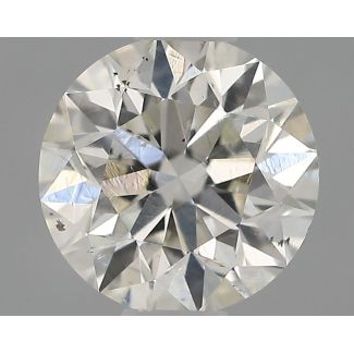 0.51 Carat Round F SI1 VG EX IGI Natural Diamond