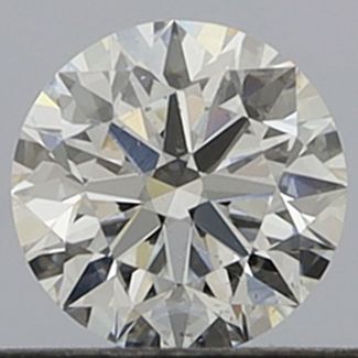 0.33 Carat Round E SI1 EX GIA Natural Diamond