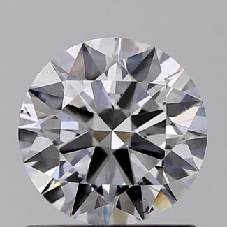 0.82 Carat Round D SI1 EX GIA Natural Diamond