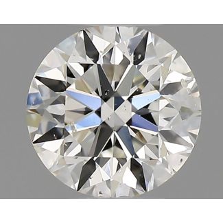 0.61 Carat Round I SI2 VG EX GIA Natural Diamond