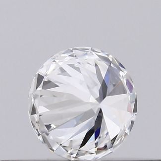 0.19 Carat Round D VVS2 VG GD EX GIA Natural Diamond