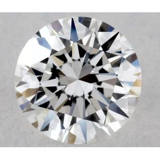 0.33 Carat Round E VVS2 EX VG GIA Natural Diamond