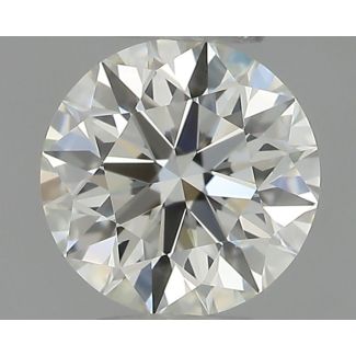 0.35 Carat Round H VVS1 EX IGI Natural Diamond