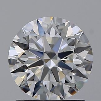 0.45 Carat Round H VVS1 EX GIA Natural Diamond