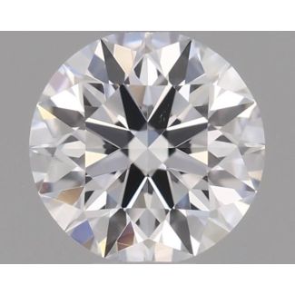 0.35 Carat Round D VS1 EX GIA Natural Diamond