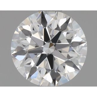 0.71 Carat Round D VVS1 EX GIA Natural Diamond