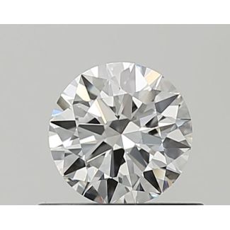 0.5 Carat Round G VVS2 EX GD GIA Natural Diamond