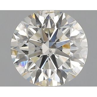 1.0 Carat Round H SI2 EX GIA Natural Diamond