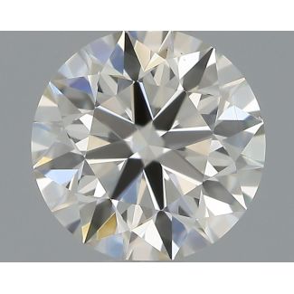 0.6 Carat Round H VS1 EX IGI Natural Diamond