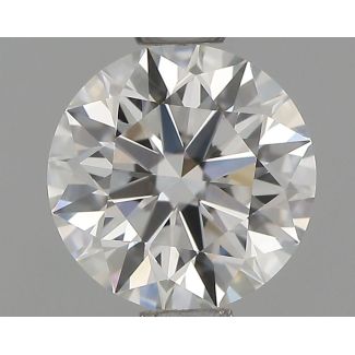 0.82 Carat Round F VVS2 EX GIA Natural Diamond