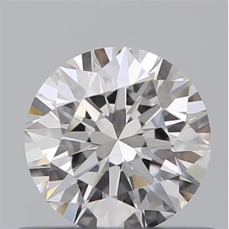 0.49 Carat Round D VVS1 EX GIA Natural Diamond