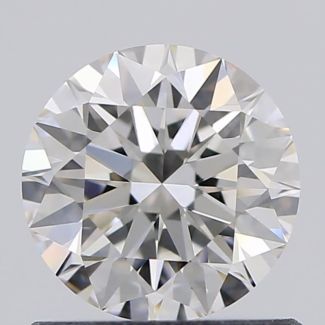 0.70 Carat Round H VS1 EX GIA Natural Diamond