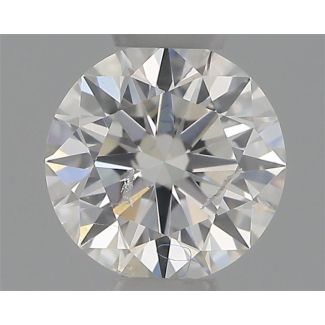 0.30 Carat Round G SI2 EX GIA Natural Diamond