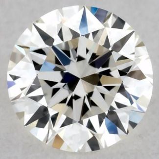 0.3 Carat Round I VVS2 EX GIA Natural Diamond