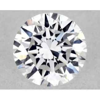 0.33 Carat Round D VVS1 EX GIA Natural Diamond