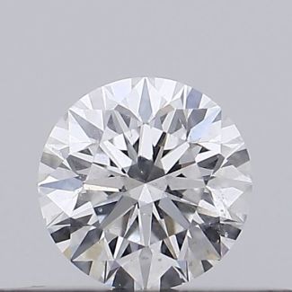 0.25 Carat Round D SI2 EX GIA Natural Diamond