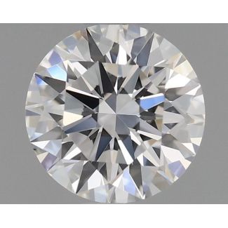 0.6 Carat Round F IF EX GIA Natural Diamond