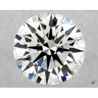 0.31 Carat Round F SI2 EX GIA Natural Diamond