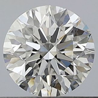 0.36 Carat Round E VVS1 EX GIA Natural Diamond