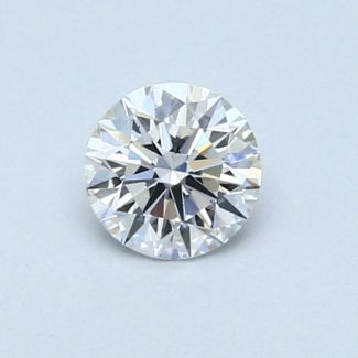 0.43 Carat Round F VS2 VG EX GIA Natural Diamond