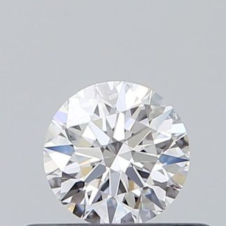 0.33 Carat Round D VVS1 EX GIA Natural Diamond