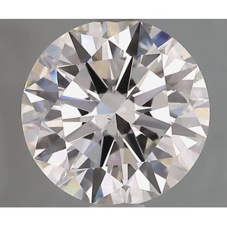 2.5 Carat Round H VS2 EX GIA Natural Diamond