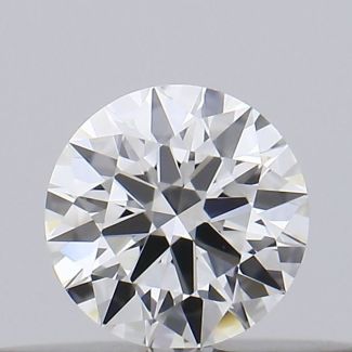 0.19 Carat Round F VVS2 EX VG GIA Natural Diamond