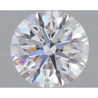 0.56 Carat Round D VS1 EX GIA Natural Diamond