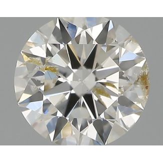 0.31 Carat Round H SI2 EX IGI Natural Diamond