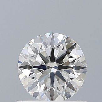 0.6 Carat Round E VVS2 VG EX GIA Natural Diamond