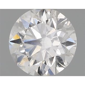 0.40 Carat Round E SI2 EX GIA Natural Diamond