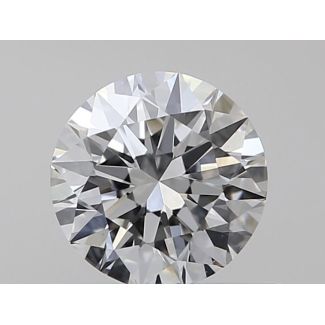 0.4 Carat Round F VVS2 EX GIA Natural Diamond