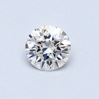 0.43 Carat Round E VS2 EX VG GIA Natural Diamond