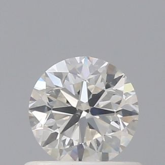 0.60 Carat Round I SI1 VG EX GIA Natural Diamond