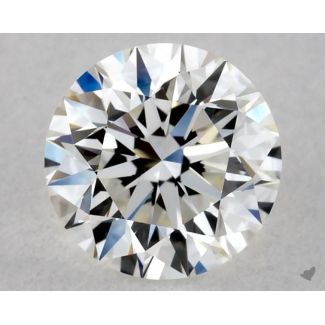 0.5 Carat Round H VVS1 EX VG GIA Natural Diamond