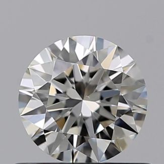 0.50 Carat Round I VS1 EX GIA Natural Diamond