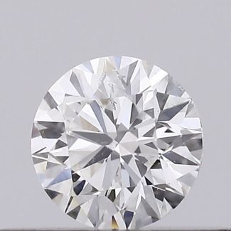 0.23 Carat Round E SI1 EX GIA Natural Diamond