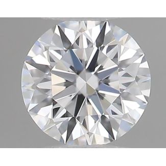 0.22 Carat Round E IF EX GIA Natural Diamond