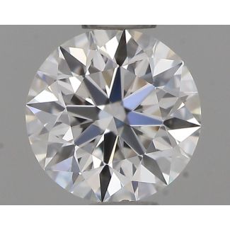 0.42 Carat Round E VVS2 EX GIA Natural Diamond