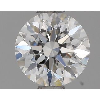 0.7 Carat Round F VVS2 VG EX GIA Natural Diamond