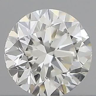 0.40 Carat Round H VS2 VG EX GIA Natural Diamond