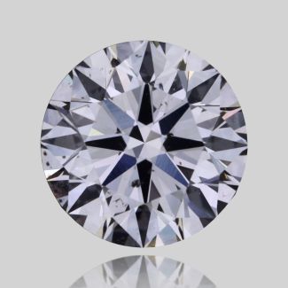 0.73 Carat Round I SI2 EX GIA Natural Diamond