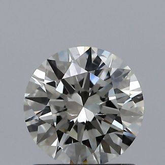 0.90 Carat Round I SI1 VG EX GIA Natural Diamond