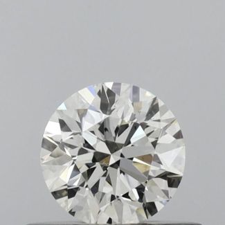 0.41 Carat Round G VS2 EX IGI Natural Diamond