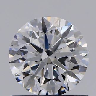 0.71 Carat Round D VS1 VG EX GIA Natural Diamond