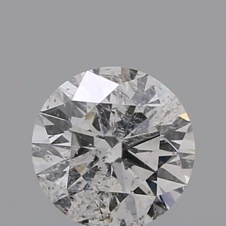 0.30 Carat Round D I2 EX VG GIA Natural Diamond