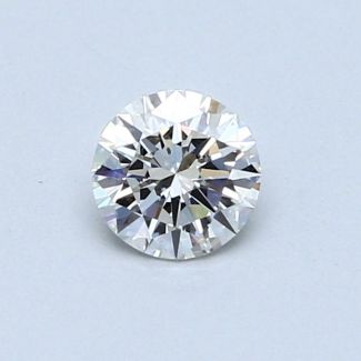 0.45 Carat Round F VS1 VG EX GIA Natural Diamond